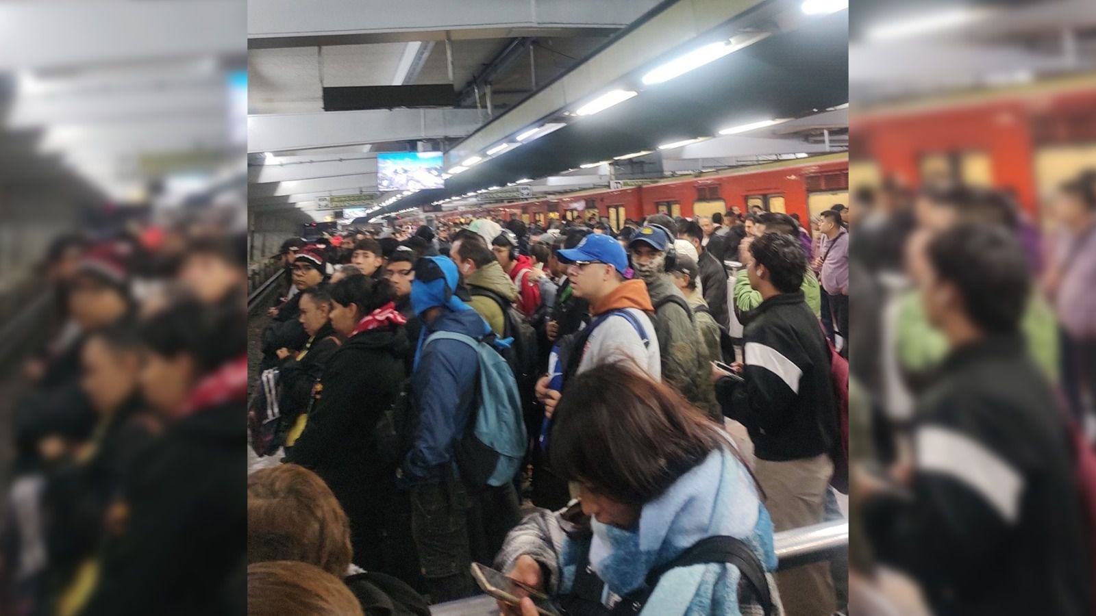 ‘Sin movimiento’: Usuarios de Líneas 3, 7 y 9 del Metro esperan hasta 20 minutos para abordar